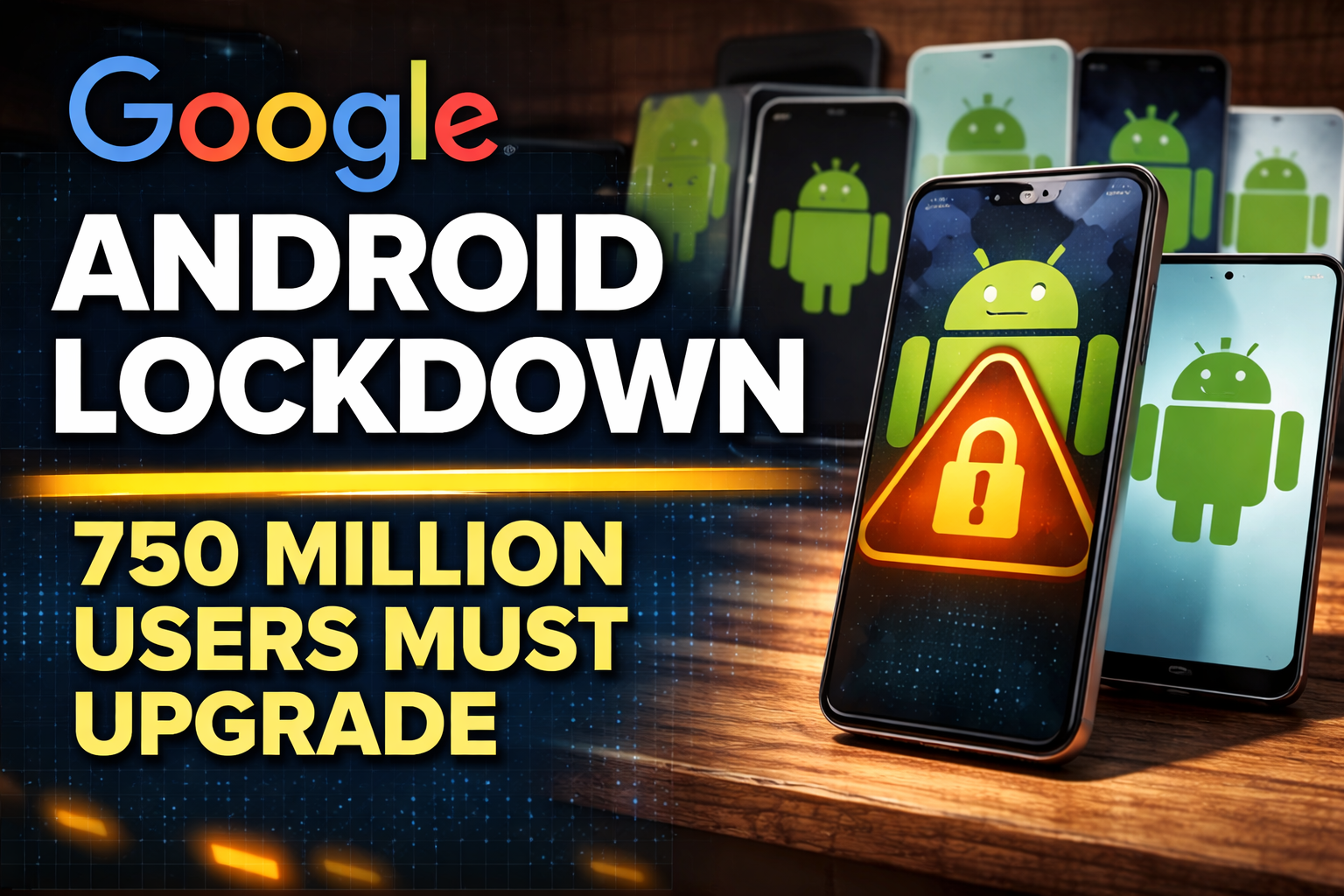 Google tightens Android security as 750 million users are urged to upgrade their devices